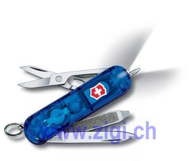 Victorinox Signature Lite blu trans
