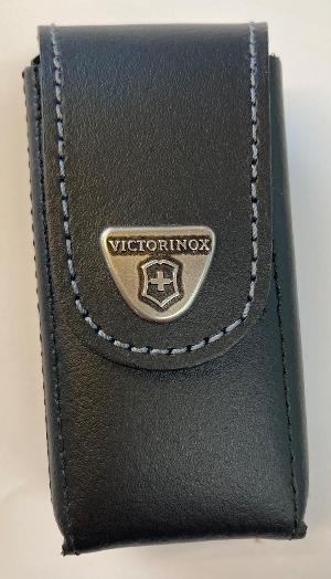 Custodia in pelle Victorinox nera