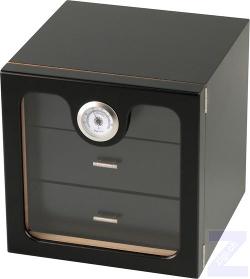 Humidor Schrank schwarz 